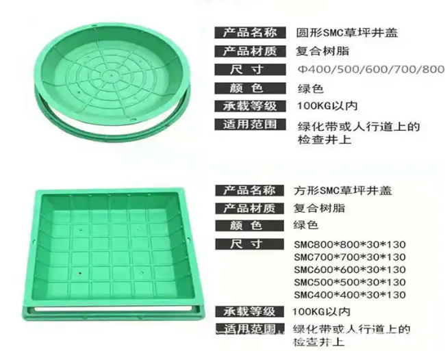 舒城树脂复合种植井盖展示